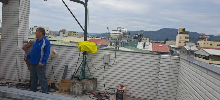 台中外牆穿鐵衣施工完成案例照片